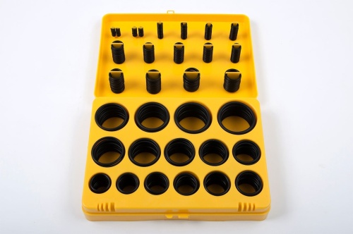 Набор колец уплот. FKM Метр. 386 шт