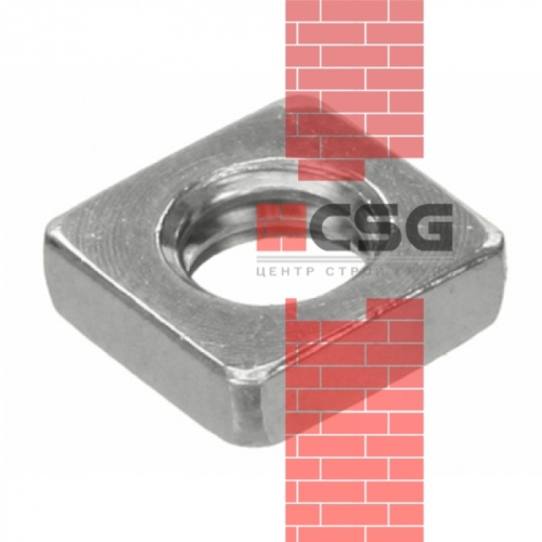 Гайка квадратная 6 оцинк. DIN 562, тыс.шт (500шт)