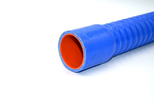 Патрубок силиконовый гофрированный усиленный Ф 55 мм L=400 мм