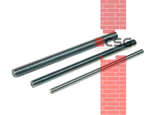 Шпилька резьбовая M12x1000 DIN 975 без покрытия  (25шт.) РМЗ