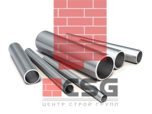 Трубы электросварные оцинкованные 76х3.5, длина 12 м