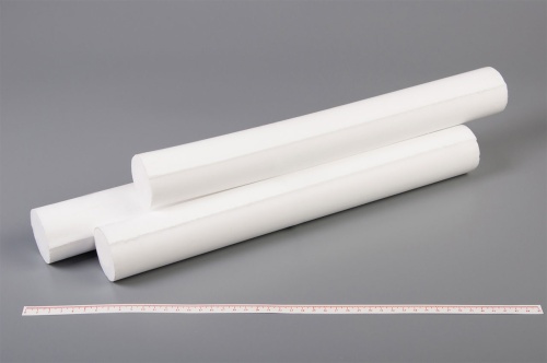Фторопласт стержень Ф 50 мм (~400 мм) пресс.