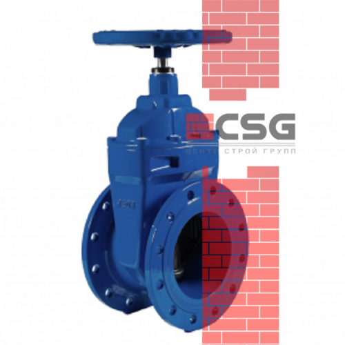Задвижка чугунная тип МЗВ 30ч39р Ду125 Ру16  120C открытая гайка Китай, DN 125
