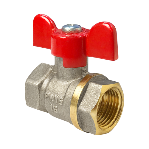 Кран шаровой латунь 11Б27фт1М Ду50 Ру25 ВР рычаг VALFEX VF.214.LR1.200 арт.1246517