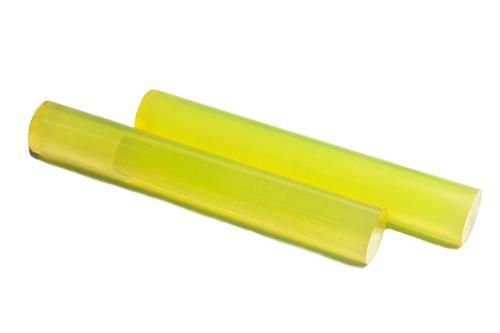 Полиуретан стержень Ф 80 мм   (L=500 мм, ~3,3 кг, жёлтый) Китай