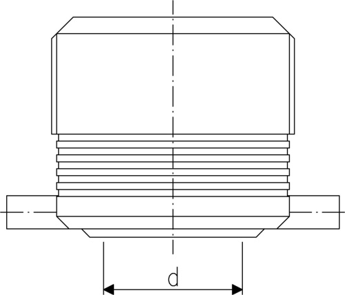 Заглушка электросварная для седелок-моноблок Georg Fischer d68 SDR11