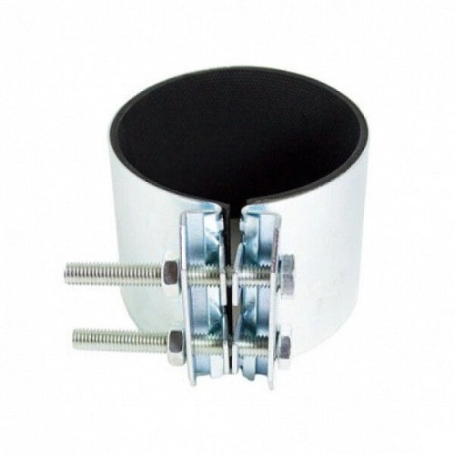 Хомут ремонтный односторонний сталь оц Краб Ду 65 (Дн 74-82) L=70мм Сансфера 17007 арт.1221274