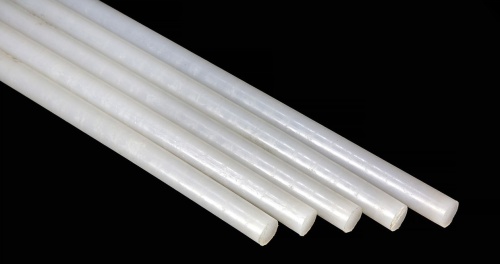 Капролон стержень ПА-6 Ф 200 мм (~500 мм, ~19,1 кг)  Премиум Китай