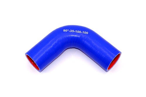 Патрубок силиконовый угловой Ф 35 мм L=100х100 мм, 90°