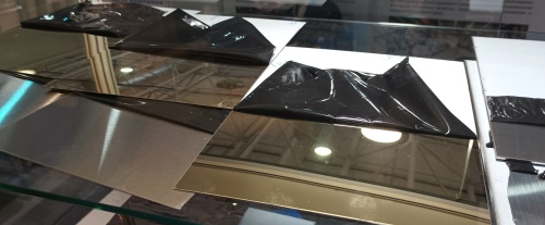 Лист нитрид титана 0,5х1000х2000 AISI 430 зеркало глянец