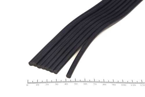 Шнур резиновый 1-2с Ф 5 мм ГОСТ 6467-79