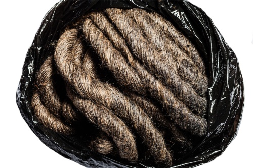 Каболка водопроводная ф 30 мм, пакет+сетка 20 кг