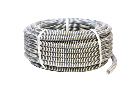 Шланг спиральный НВС Ф  45 мм из ПВХ серия 700N белый (бухта 30 м)