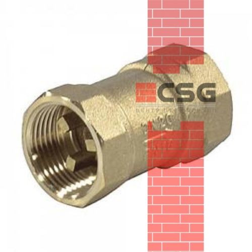 Клапан обратный латунь осевой КОП Ду 20 Ру16 ВР G3/4" диск латунь Пензапромарматура 00221000, DN 20, 3/4 дюйма