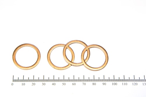 Шайба медная 22х28х1.5