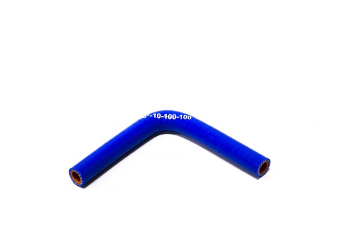 Патрубок силиконовый угловой Ф 10 мм L=100х100 мм, 90°