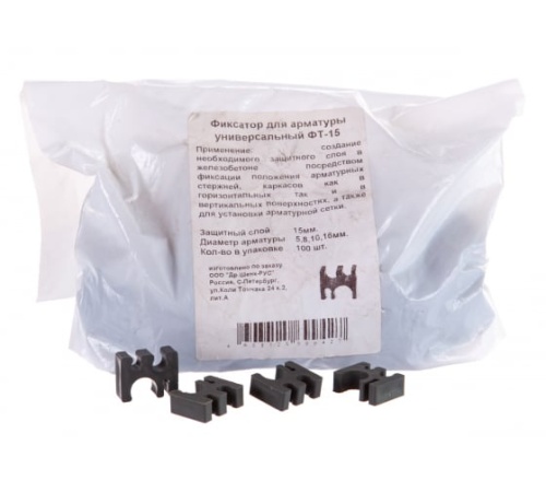 Фиксатор ФТ-15 Универсальный 100 шт для арматуры Ижорец СХ0101