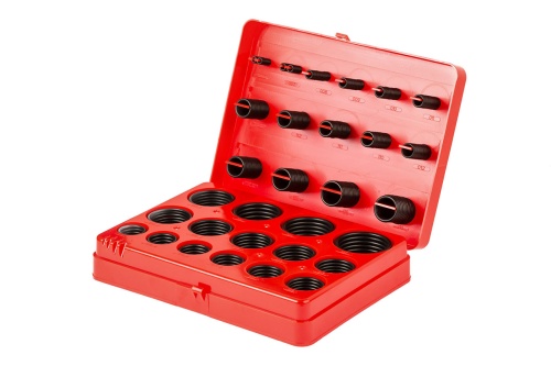 Набор колец уплот. резин. Метр.  (№5С) 386 шт