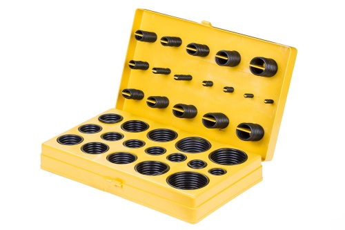 Набор колец уплот. резин. Метр.  (№8С) 419 шт