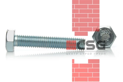Болт с полной резьбой 6x16 оцинк. DIN 933 (25кг)