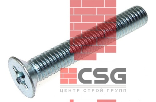 Винт с полусферической головкой 8x25 оцинк. DIN 7985, тыс.шт (100шт)