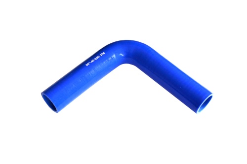 Патрубок силиконовый угловой Ф 40 мм L=200х200 мм, 90°