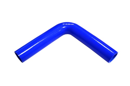 Патрубок силиконовый угловой Ф 45 мм L=250х250 мм, 90°